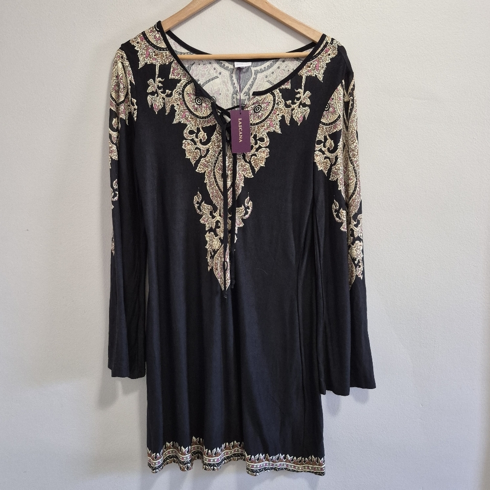 Lascana NWT Lace Up Dress Swim Coverup Size 6 - Picture 3 of 11